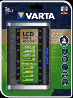 VARTA LCD Multi Charger 57681 8 cellás elem akkumulátor töltő (Varta-57681)