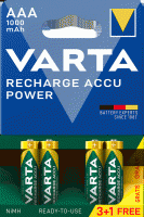 VARTA Ready2Use AAA 1000mAh tölthető elem (4) (5703301494) 
