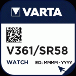 Varta V361  óraelem - </b>Nincs a polcon, száll idő 4 naptól.