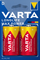VARTA LONGLIFE MAX POWER góliát/ D/ LR20 elem BL2 (db) - 4720